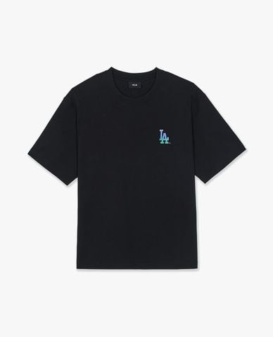  MLB - Áo thun unisex cổ tròn tay ngắn phối logo 