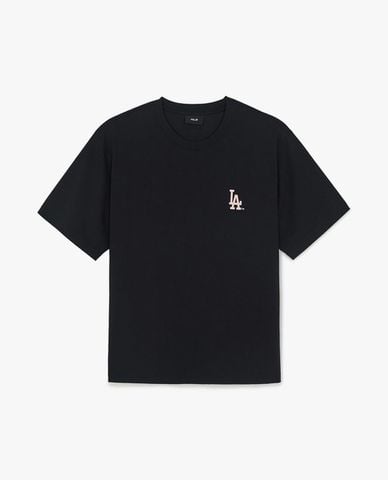  MLB - Áo thun unisex tay ngắn Basic Color Lettering Graphic 