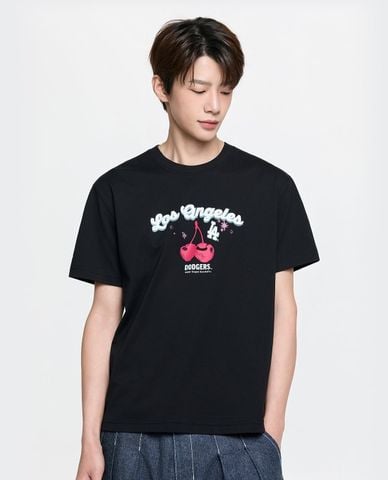  MLB - Áo thun unisex cổ tròn tay ngắn Summer Fruits 