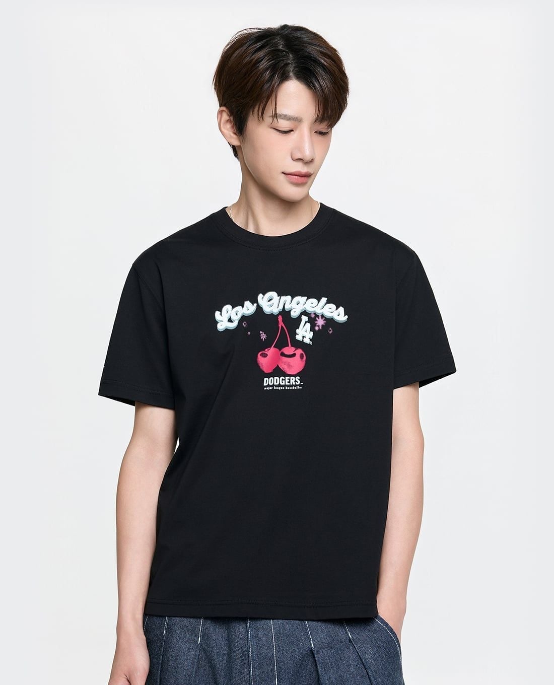 MLB - Áo thun unisex cổ tròn tay ngắn Summer Fruits