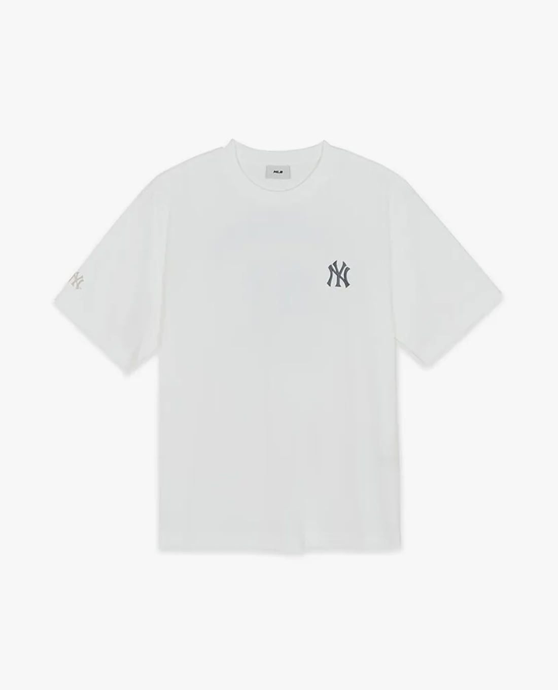 MLB - Áo thun unisex cổ tròn tay ngắn in họa tiết