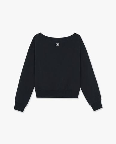  MLB - Áo sweatshirt nữ cổ thuyền tay dài Varsity Series 