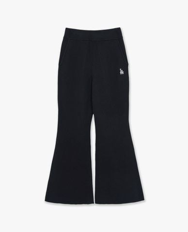  MLB - Quần nữ ống loe lưng thun Basic 