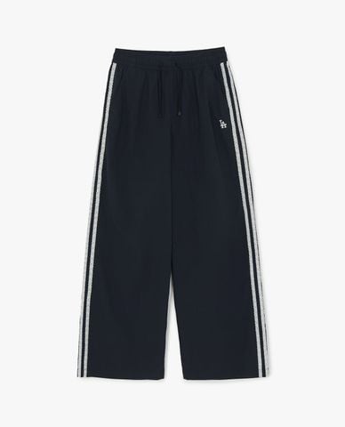  MLB - Quần dài nữ ống rộng lưng thun Varsity 