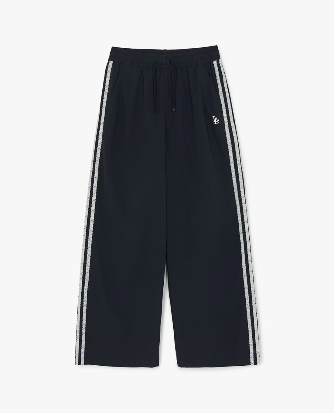 MLB - Quần dài nữ ống rộng lưng thun Varsity