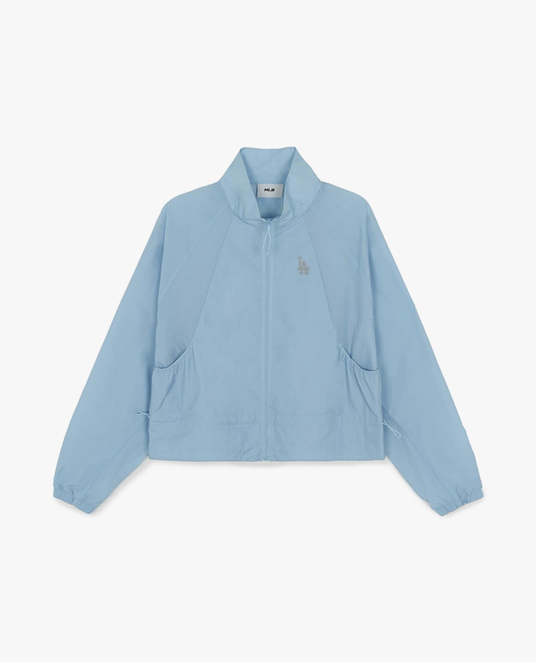 MLB - Áo khoác gió nữ cổ trụ phối dây rút Sportive