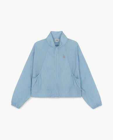  MLB - Áo khoác gió nữ cổ trụ phối dây rút Sportive 