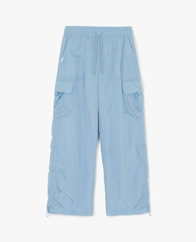  MLB - Quần dài nữ ống rộng lưng thun Gorpole 