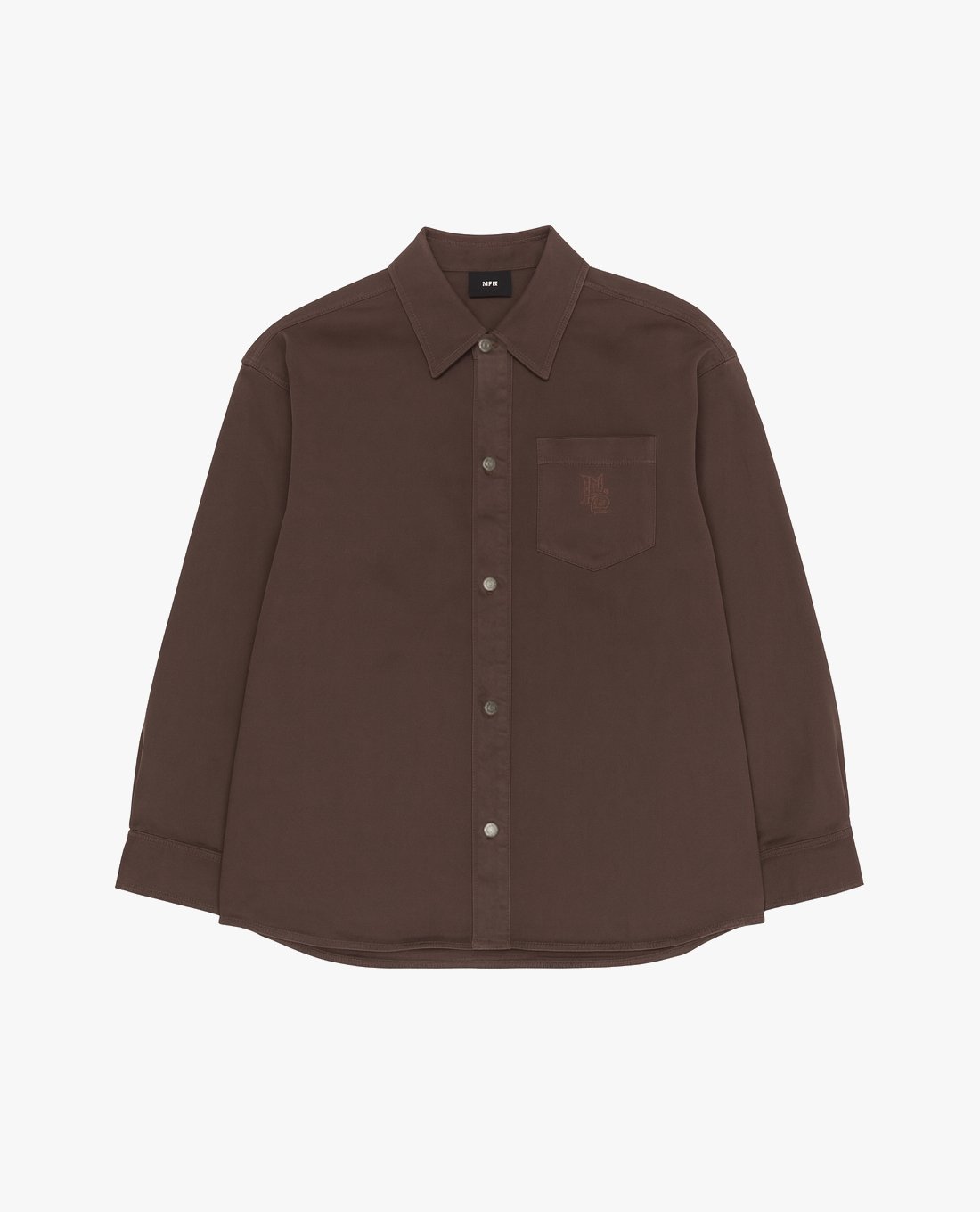 MLB - Áo sơ mi denim unisex tay dài Bar City Vintage