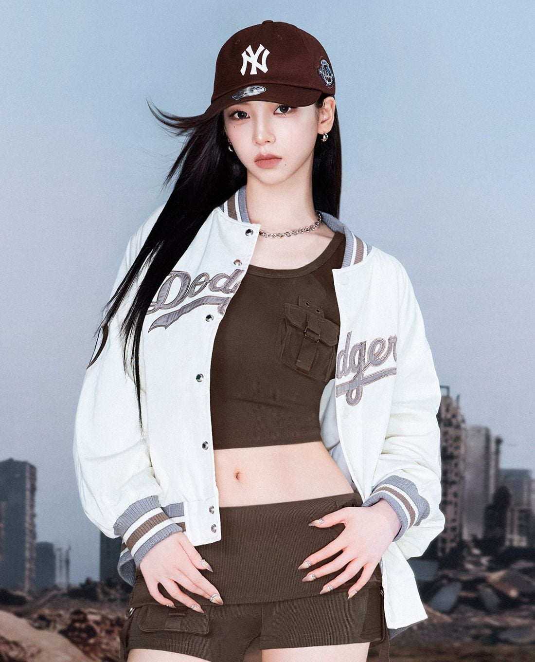 MLB - Áo khoác bomber unisex Signature Nylon