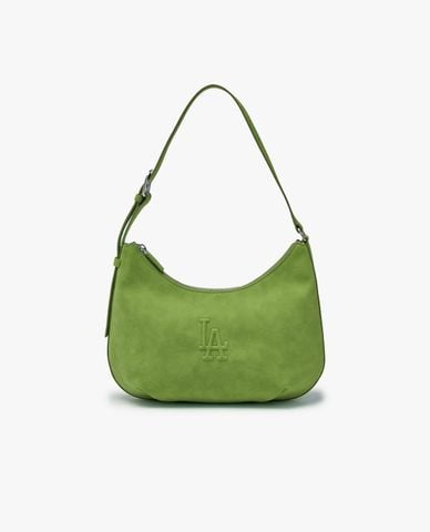  MLB - Túi đeo vai nữ hình bán nguyệt Basic Palette 