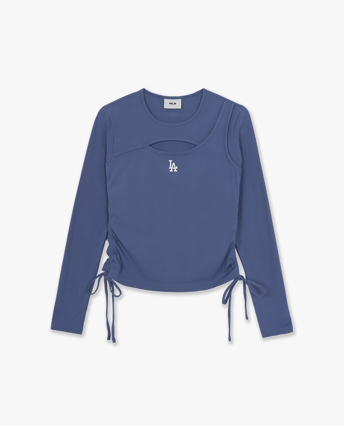 MLB - Áo kiểu nữ tay dài rút dây Basic Cutout