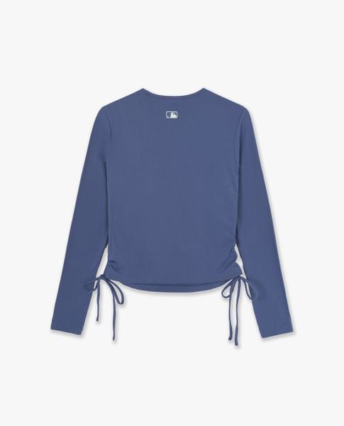  MLB - Áo kiểu nữ tay dài rút dây Basic Cutout 