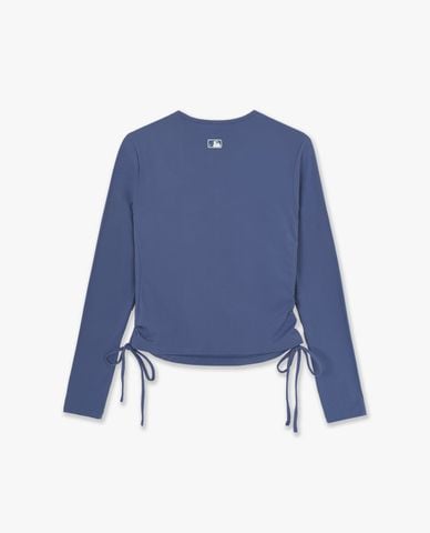  MLB - Áo kiểu nữ tay dài rút dây Basic Cutout 