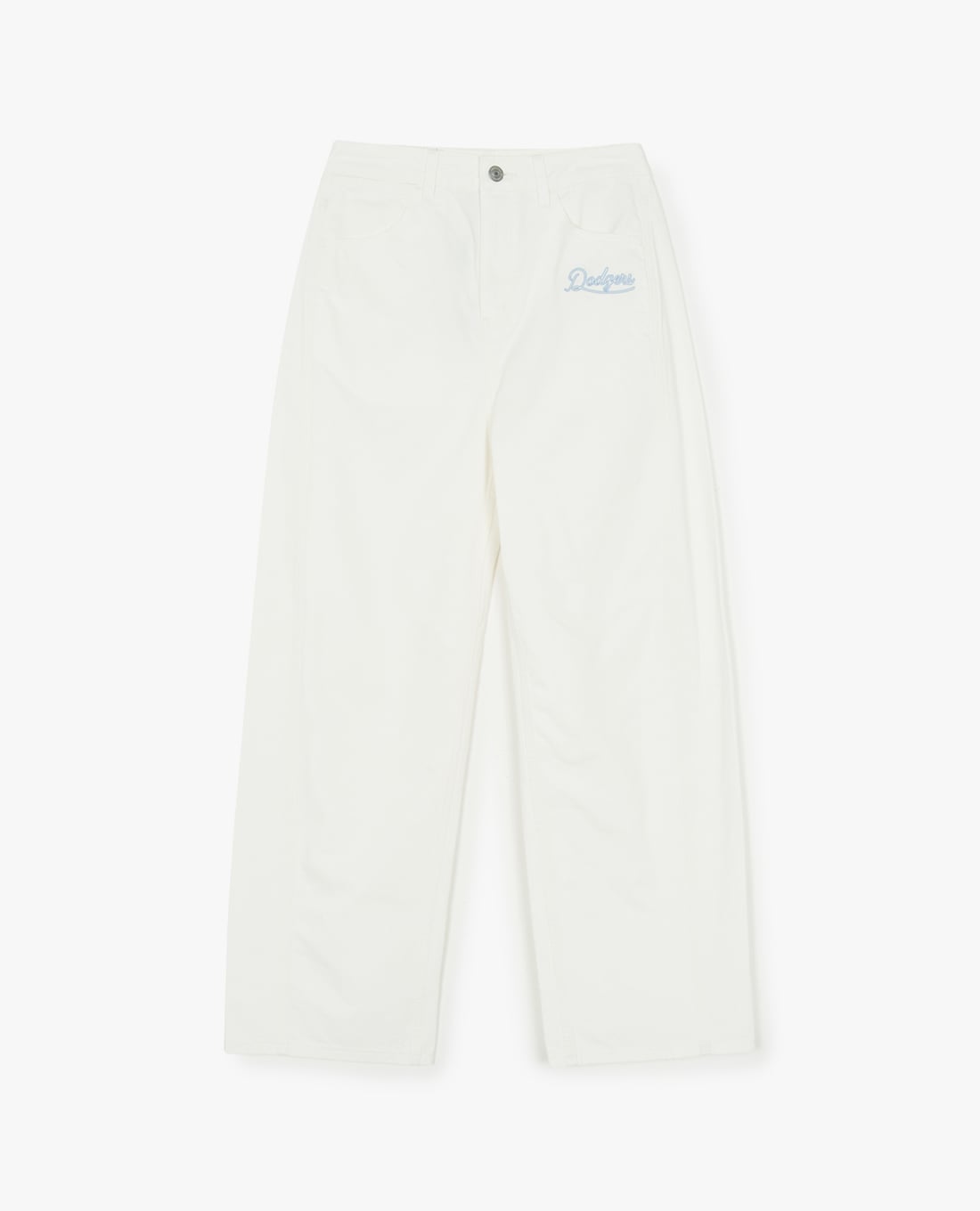 MLB - Quần jeans nữ ống rộng Varsity Series