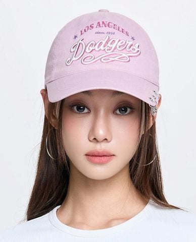  MLB - Nón bóng chày unisex Vintage Cursive Jewelry Unstructured 