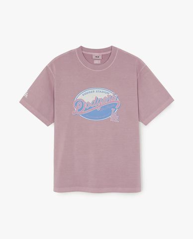  MLB - Áo thun unisex cổ tròn tay ngắn Vintage 