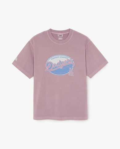  MLB - Áo thun unisex cổ tròn tay ngắn Vintage 