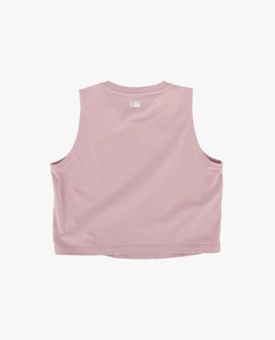  MLB - Áo ba lỗ nữ cổ tròn phom croptop Street Logo 