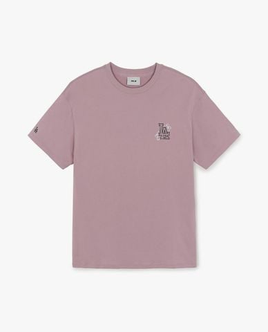  MLB - Áo thun nữ cổ tròn tay ngắn Flower Graphic 