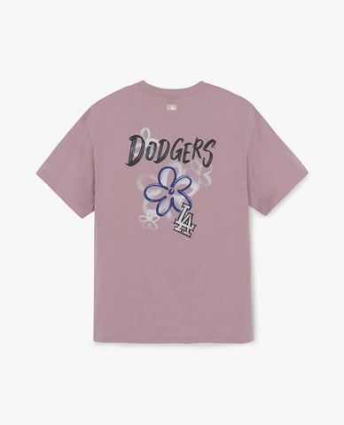  MLB - Áo thun nữ cổ tròn tay ngắn Flower Graphic 