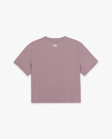  MLB - Áo croptop nữ cổ tròn tay ngắn Vintage Graphic 