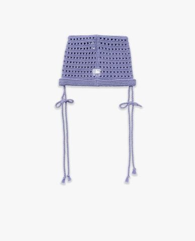  MLB - Nón len unisex tai mèo thắt nơ Summer 