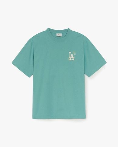 MLB - Áo thun unisex cổ tròn tay ngắn Summer Graphics 