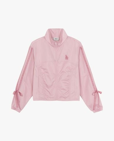  MLB - Áo khoác thể thao nữ cổ trụ Sportive Satin 