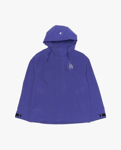  MLB - Áo khoác phối mũ unisex in logo 