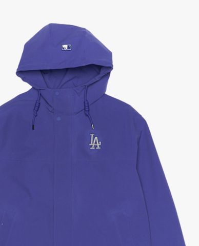  MLB - Áo khoác phối mũ unisex in logo 