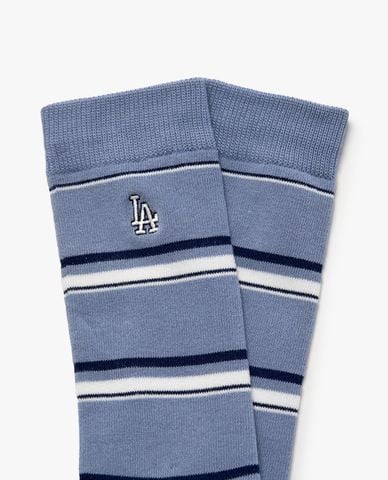  MLB - Vớ cổ cao unisex kẻ sọc Color Striptease 