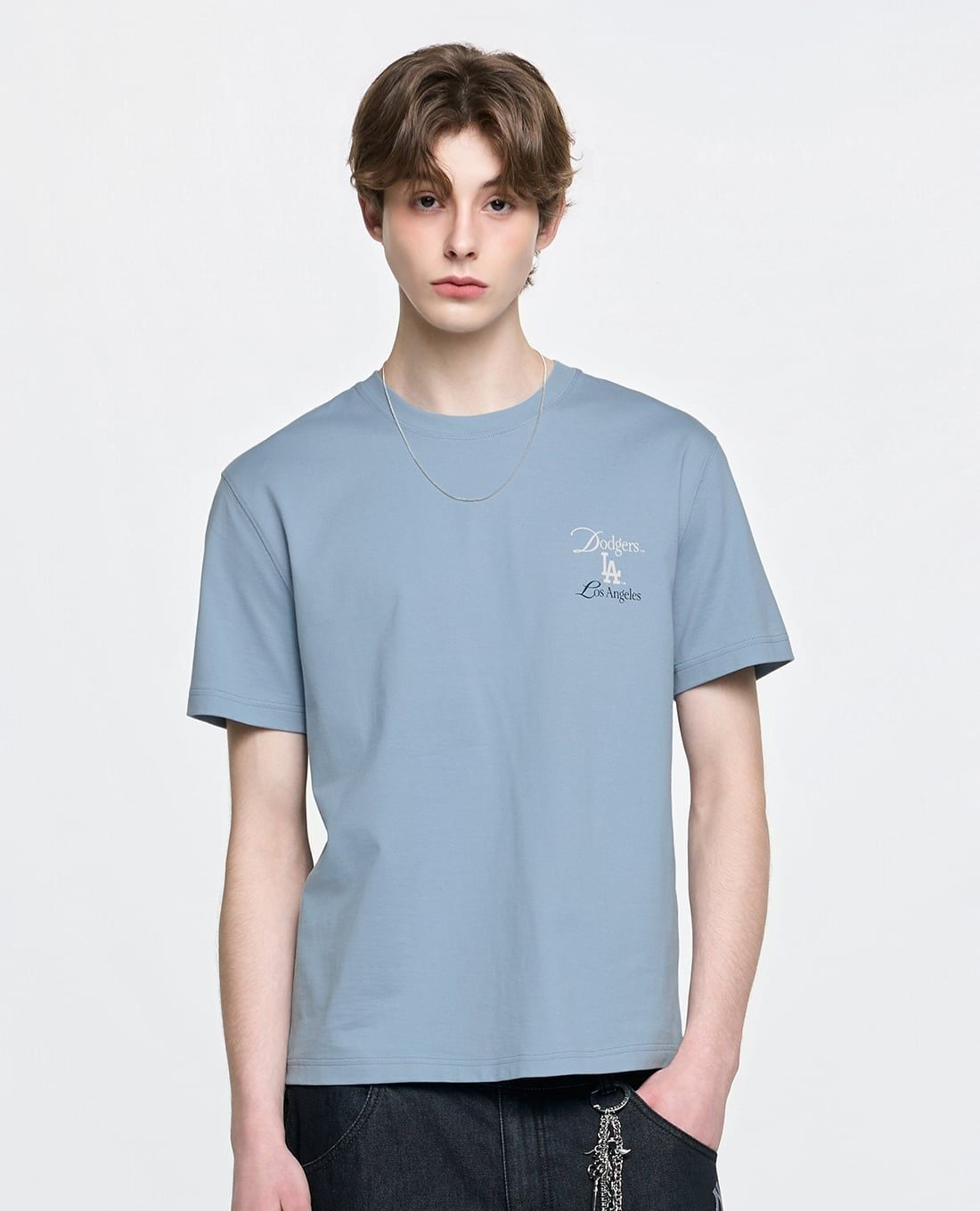 MLB - Áo thun unisex tay ngắn Sheriff Small Lettering Logo