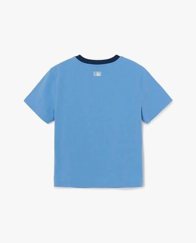  MLB - Áo croptop nữ cổ tròn tay ngắn Summer Fruits 