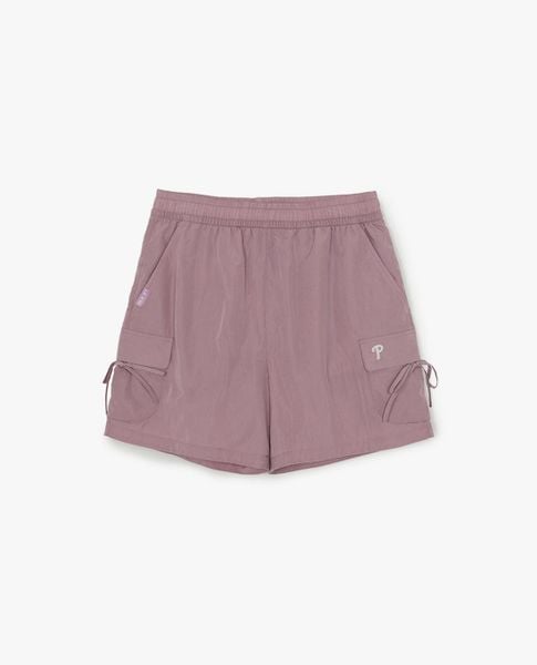  MLB - Quần short nữ ống rộng túi hộp Gorpcore 