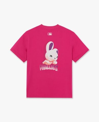  MLB - Áo thun unisex cổ tròn tay ngắn Bunny 