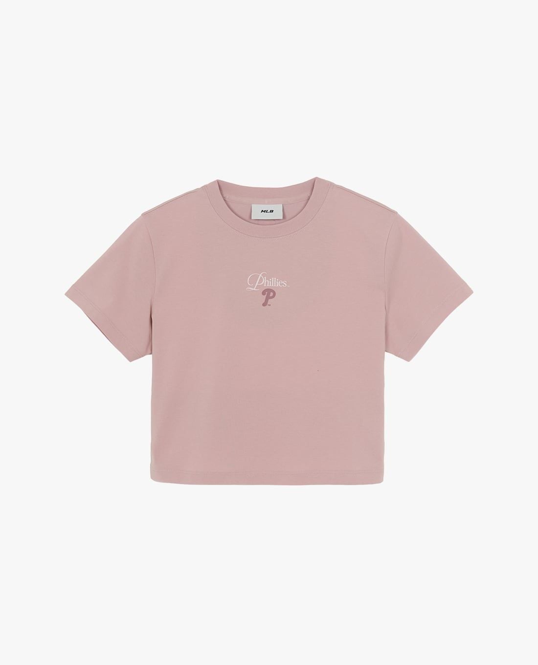 MLB - Áo croptop nữ cổ tròn tay ngắn Sheriff Logo