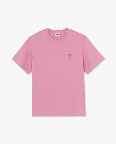  MLB - Áo thun unisex cổ tròn tay ngắn phối logo 