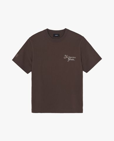  MLB - Áo thun unisex tay ngắn Sheriff Lettering Semi 