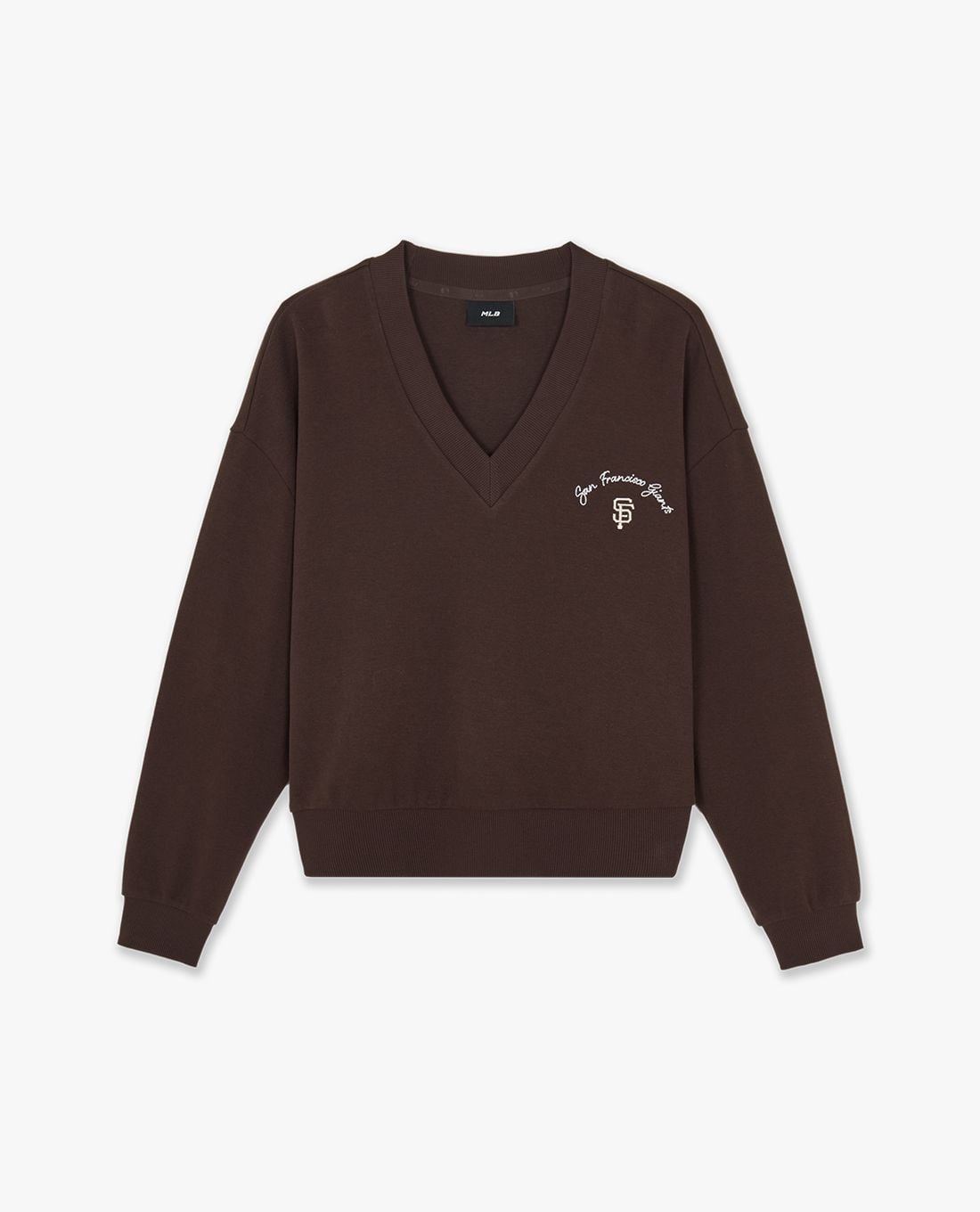 MLB - Áo sweatshirt nữ cổ V tay dài Basic