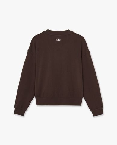  MLB - Áo sweatshirt nữ cổ V tay dài Basic 