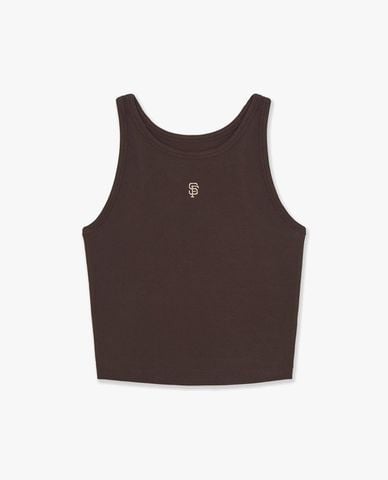  MLB - Áo ba lỗ nữ phom ôm Basic Small Logo 