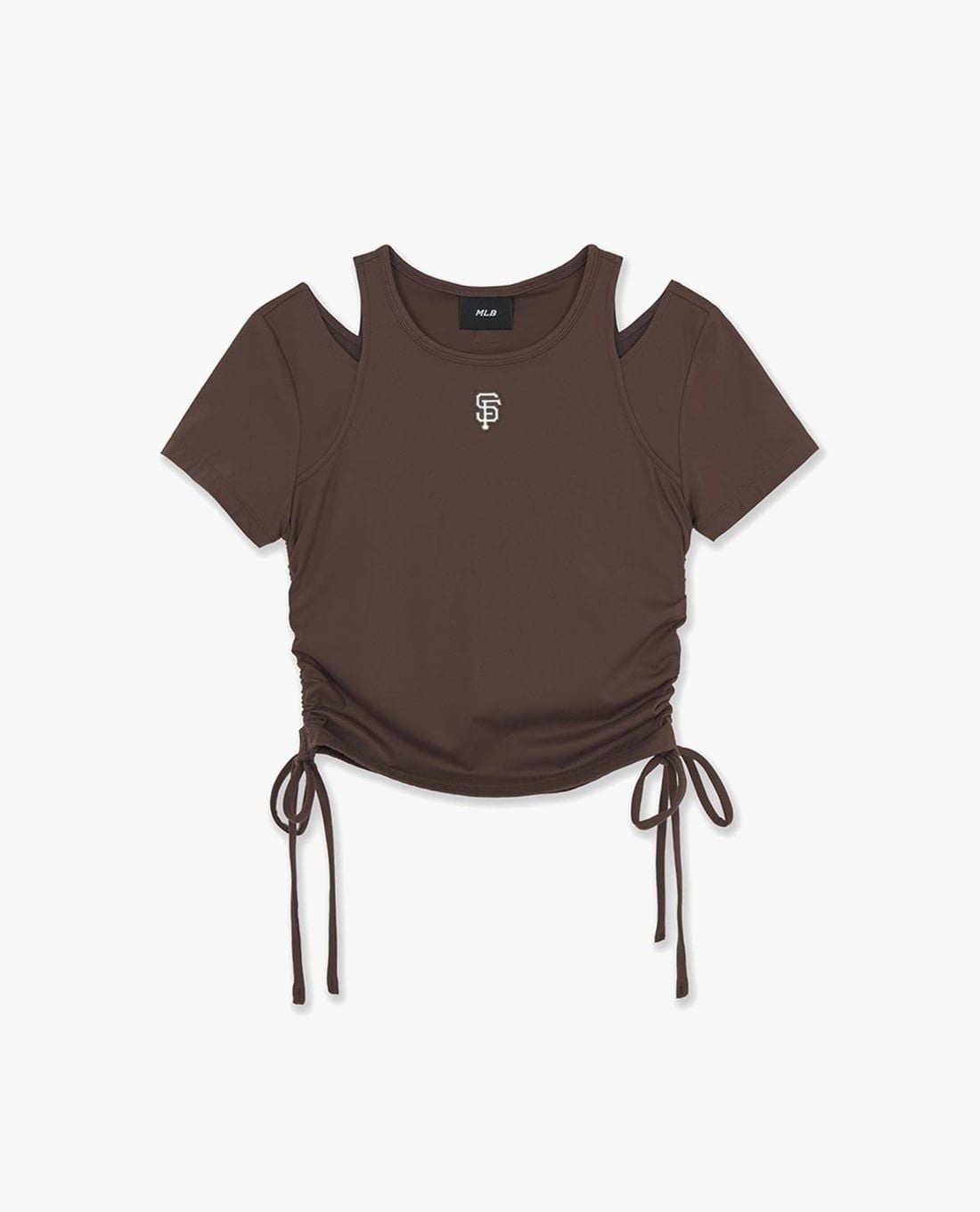 MLB - Áo croptop nữ cut out Baseball Team Small Logo
