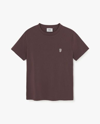  MLB - Áo thun nữ cổ tròn tay ngắn Basic 