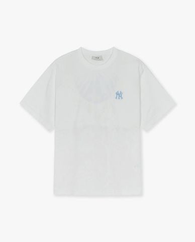  MLB - Áo thun unisex tay ngắn Basic Street Color Letter Logo 