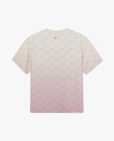  MLB - Áo thun unisex cổ tròn tay ngắn Monogram 