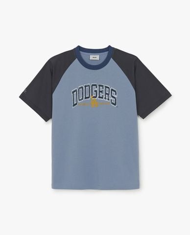  MLB - Áo thun unisex cổ tròn tay ngắn Vintage Color Block 