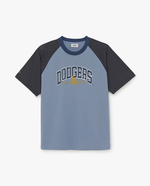  MLB - Áo thun unisex cổ tròn tay ngắn Vintage Color Block 