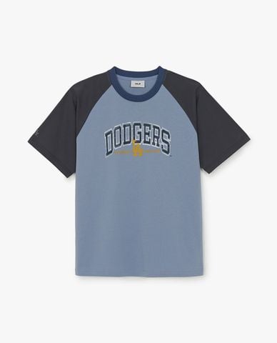  MLB - Áo thun unisex cổ tròn tay ngắn Vintage Color Block 