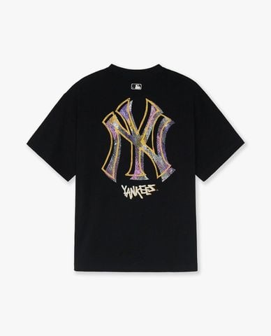  MLB - Áo thun unisex cổ tròn tay ngắn Summer Graphics 